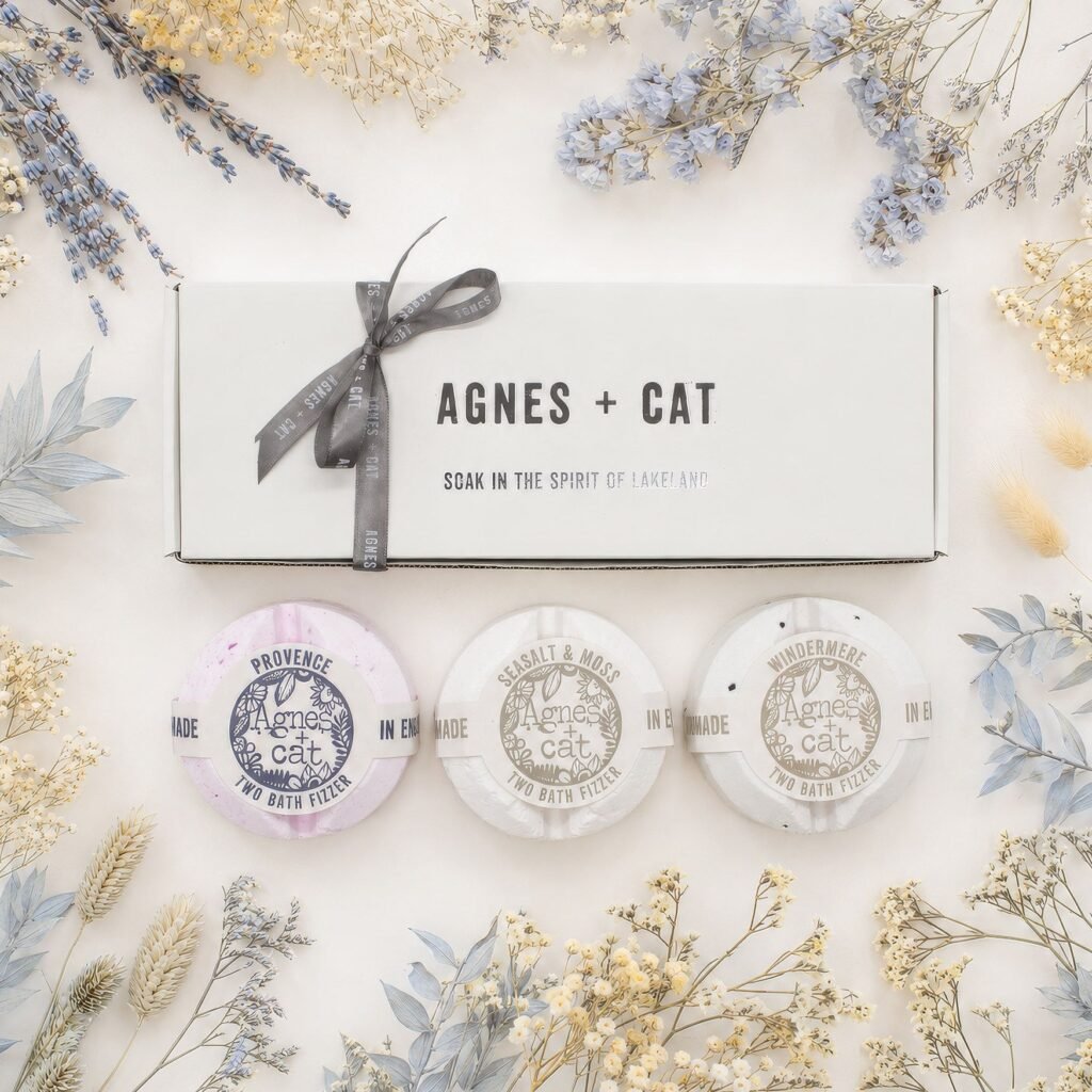 Set de Regalo Bombas de Baño "Fragancias Emblemáticas" - Agnes + Cat (3 ud / 6 usos)