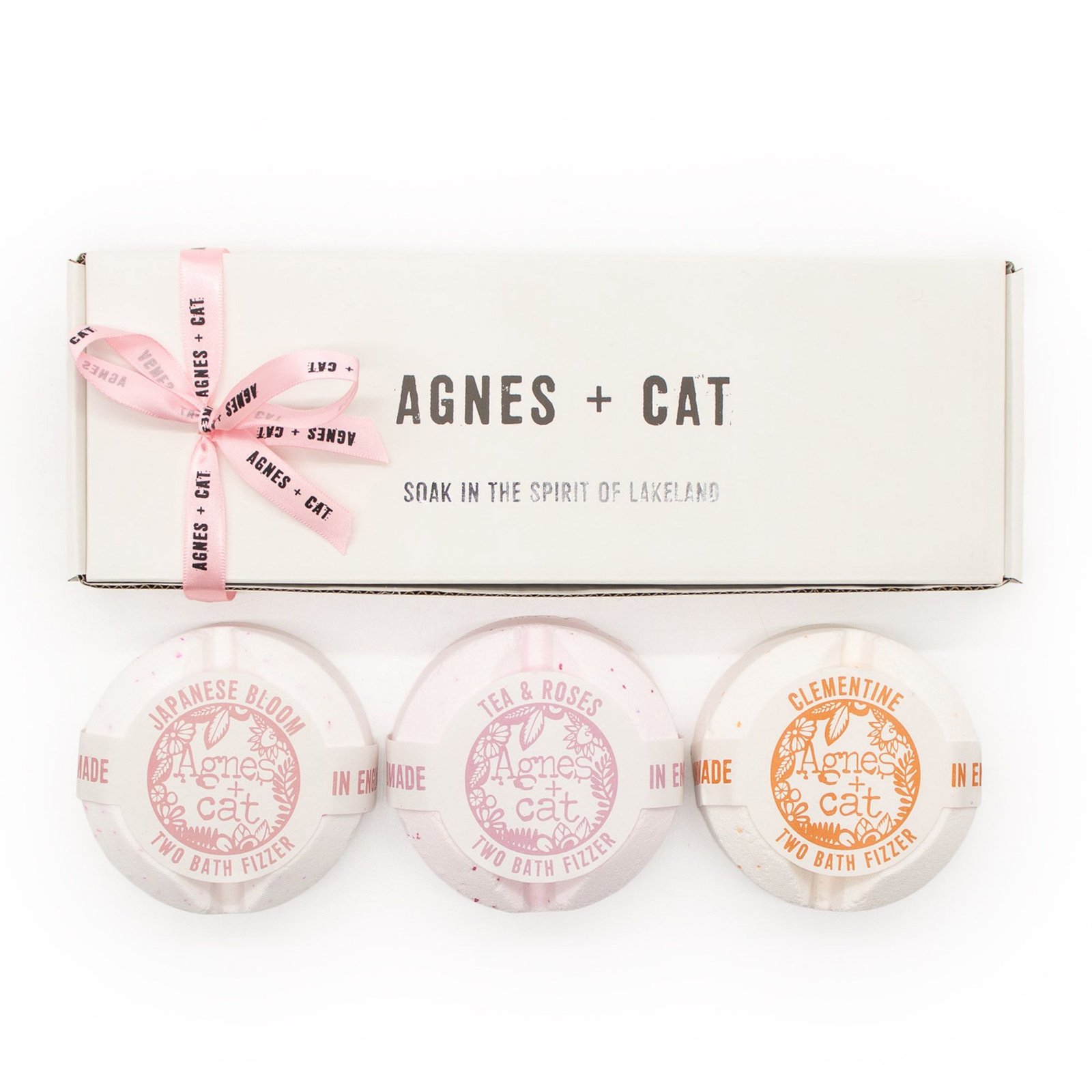 Set de Regalo Bombas de Baño "Floral & Cítrico" - Agnes + Cat (3 ud / 6 usos) - Imagen 3