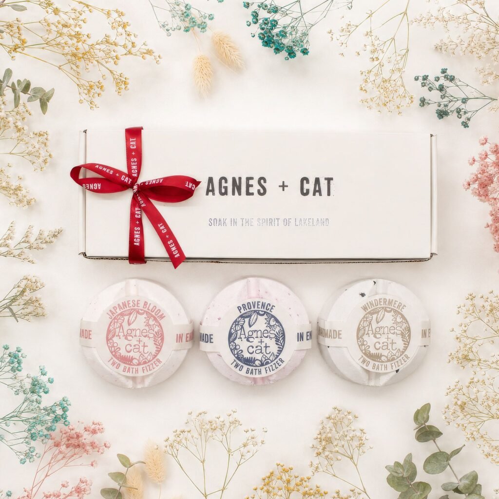 Set de Regalo Bombas de Baño "Favoritos de Lakeland" - Agnes + Cat (3 ud / 6 usos)