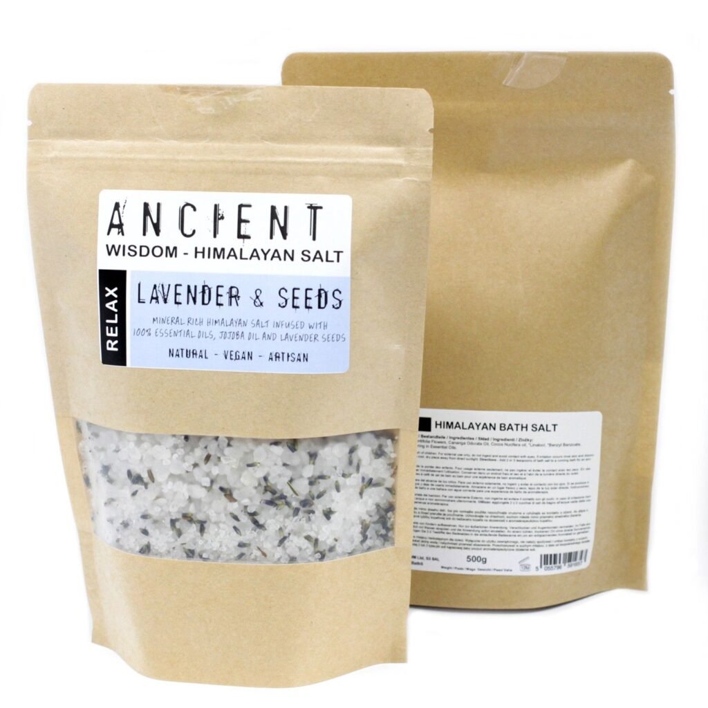 Sales del Himalaya Aromáticas "Relajarse" - Lavanda & Jojoba (500 g)